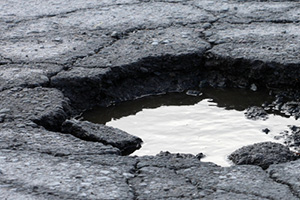 What can drivers do when councils are a stuck in the mud on repairing potholes?